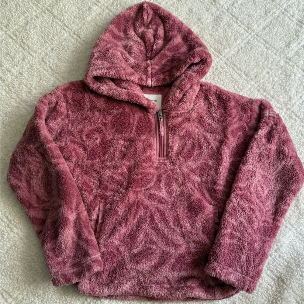Abercrombie Kids Plush Pink Jacket